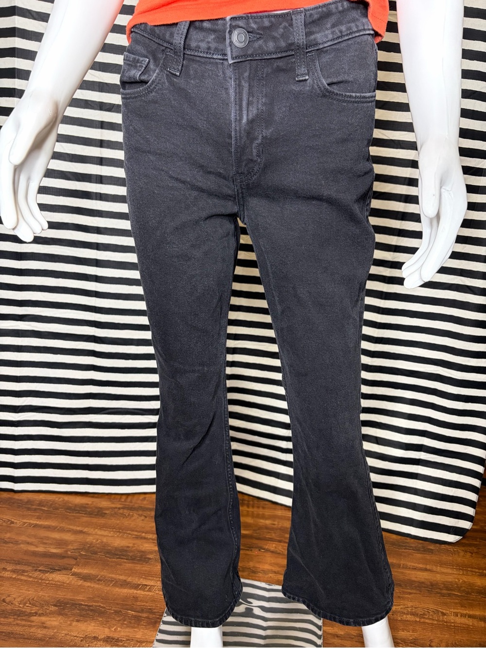 Hollister Black High Rise Flare Jeans